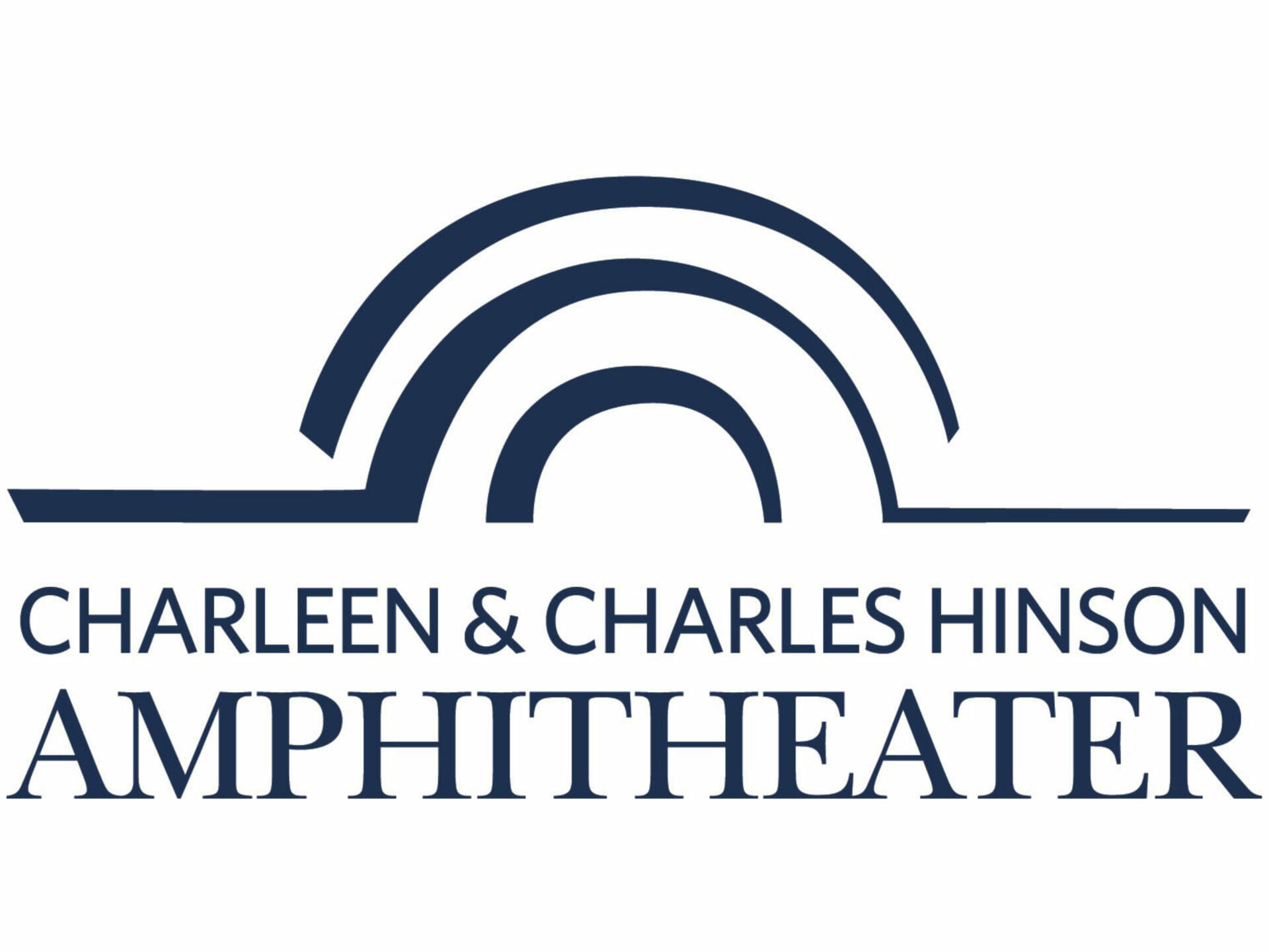 charleen & charles hinson ampitheater logo in new albany ohio