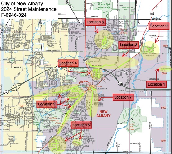 street maintenance map